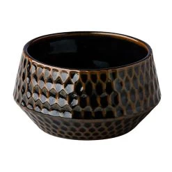 BauscherHepp RD18623 Metallic Gold 20.3 Ounce Hammered Bowl - 4 / CS