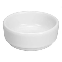 Diversified Ceramics DCI29W3 White 5 Oz. Stacking Salsa Dish 36 / CS