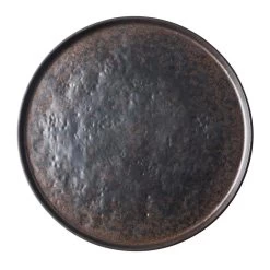 TableCraft 123517BR Lunara Brown 14" Melamine Platter