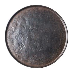 TableCraft 123518BR Lunara Brown 16" Melamine Platter