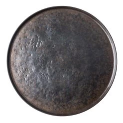 TableCraft 123519BR Lunara Brown 18" Melamine Platter