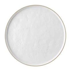 TableCraft 123517W Europa White 14" Melamine Platter
