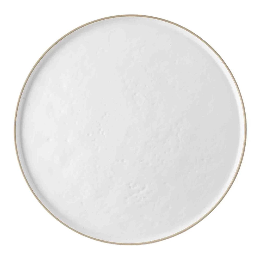 TableCraft 123519W Europa White 18" Melamine Platter