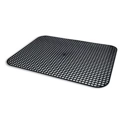 Vollrath 1612-06 Black Tray-Mate Anti-Skid 12 X 16 Tray Mat - 12 / CS