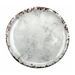 G.E.T. CS-5-FM French Mill White Melamine 5.5" Plate - 48 / CS