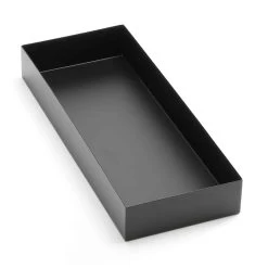 American Metalcraft MTB156 Black Twilight 15 X 6 X 2 Metal Market Tray