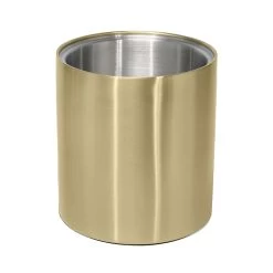 FOH RIB044GOS21-BTM Matte Brass 5-3/4 X 6"H Wine Chiller - 4 / CS