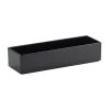 Cal-Mil 1396-13M Cater Choice Black Melamine 5 X 15 X 3" Box