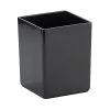 Cal-Mil 1391-13M Cater Choice Black Melamine 5 X 5 X 6" Box