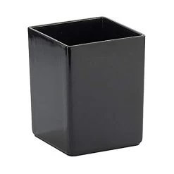 Cal-Mil 1391-13M Cater Choice Black Melamine 5 X 5 X 6" Box