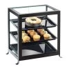 Cal-Mil 1575-13 Soho Black Double Door 3-Tier Display Case