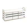 Cal-Mil 22087-9-15 Empire White 20.5 X 7 X 9 Riser With Gold Frame