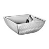 Bon Chef 9332DI Cold Wave S/S 3 Quart Insulated Diamond Square Bowl