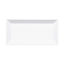 Elite Global Solutions DMP94-W Stratus 9.4 X 4.75" Plate - 6 / CS