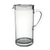 Steelite 7100DR045 Clear Polycrystal 58.75 Oz Pitcher W/ Lid - 6 / CS