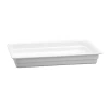 Eastern Tabletop EB15400 White 21.7" X 13.8" Deep Dish