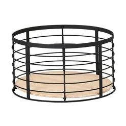 Cal-Mil 22606-7-13 Madison Black Round 12.5 X 7 Riser