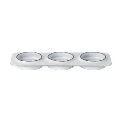Costa Nova / Casafina 1ABD281E-WHI Amber White Retangular Platter