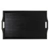 G.E.T. RST-2517-1-BK Black 25" X 16" Room Service Tray - 6 / CS