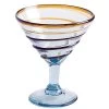 Orion Trading G4667-AW 12 Oz. Amber Spiral Margarita Glass - 12 / CS