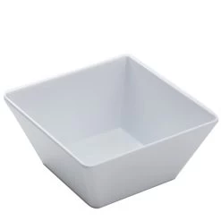 American Metalcraft MELSQ73 White Melamine 58 Oz Square Bowl