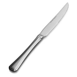 Bon Chef S515 Prism 18/8 Stainless SH European Steak Knife - Dozen