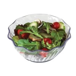 Cambro SRB13152 Clear 13 Oz. Swirl Bowl - 24 / CS