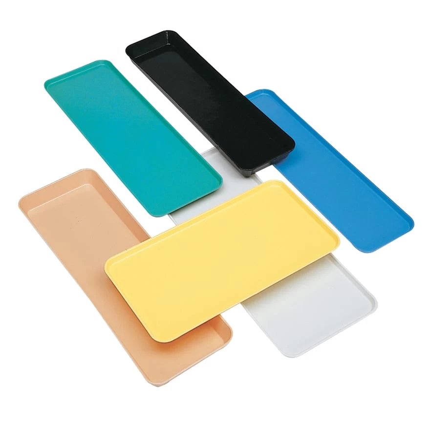 Cambro 1218MT142 Blue 11.5" X 17.75" Market Display Tray - 12 / CS