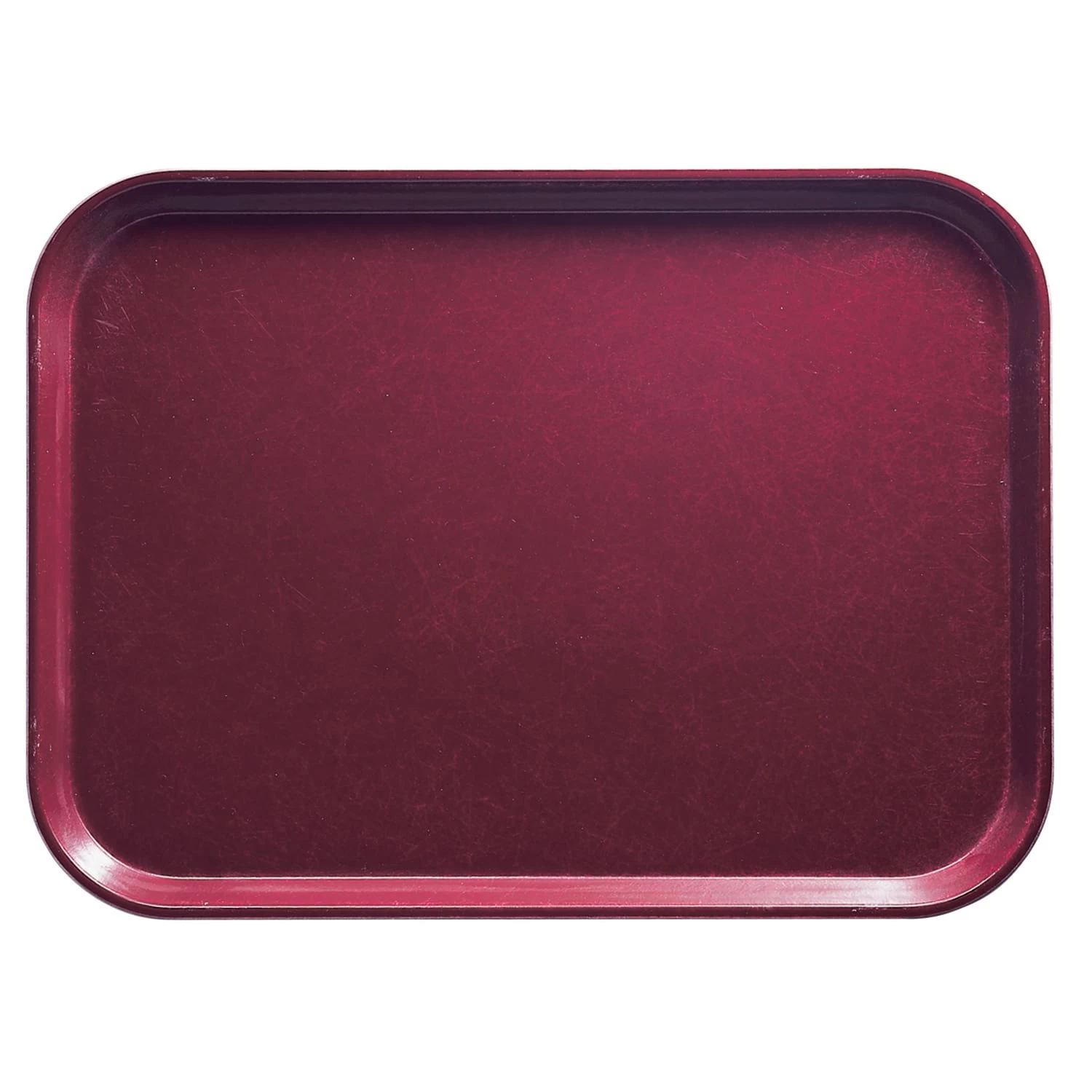 Cambro 1216522 Camtrays Burgundy Wine 12" X 16-5/16" Tray - 12 / CS