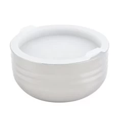 Bon Chef 9317 Stainless Steel 24 Oz. Cold Wave Bowl W/ Stackable Cover