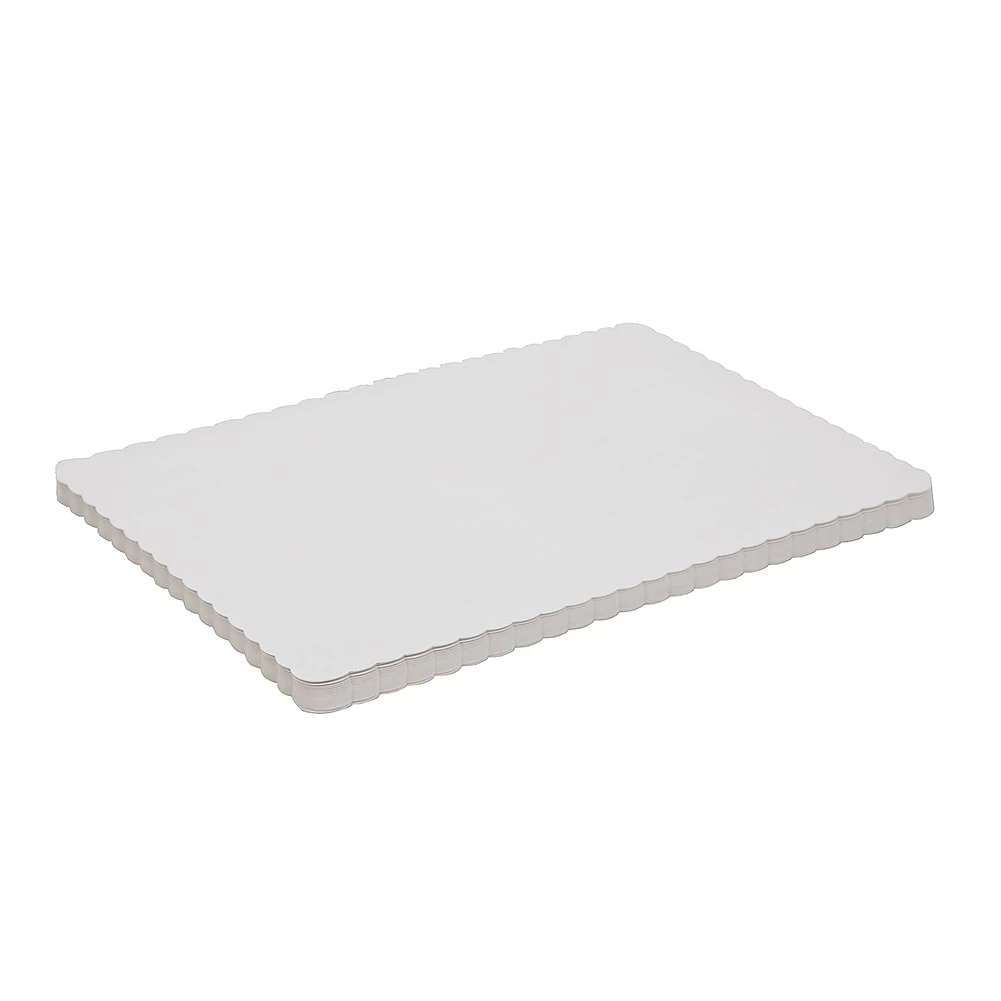 Paterson Pacific PG01009 White 12-3/4 X 16-5/8 Embossed Tray Cover - 1000 / CS