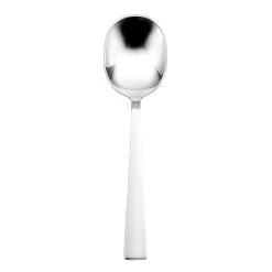 Sant' Andrea T812SBLF Satin Fulcrum Bouillon Spoon - Dozen